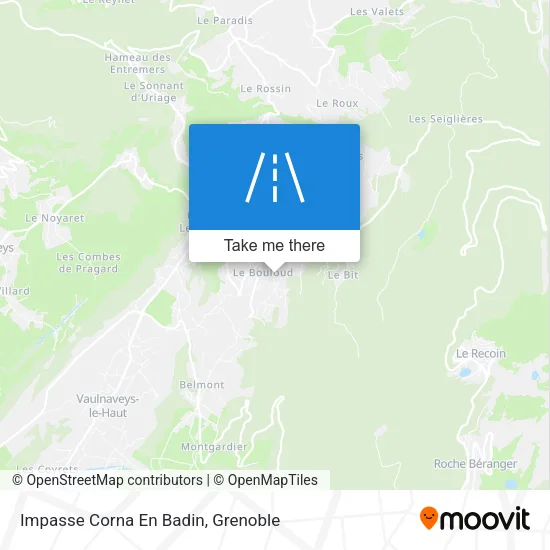 Impasse Corna En Badin map