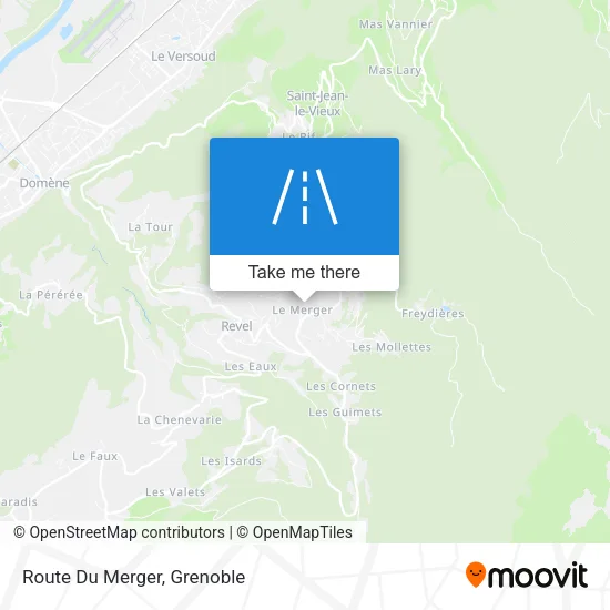 Route Du Merger map