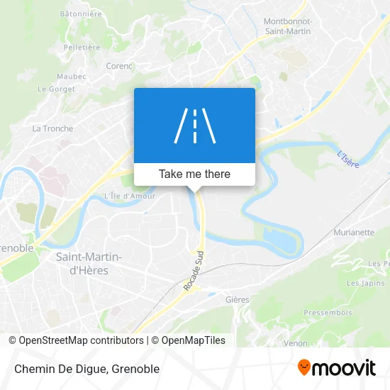 Chemin De Digue map