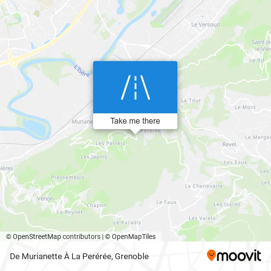 De Murianette À La Perérée map