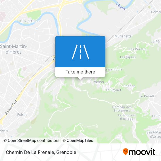 Chemin De La Frenaie map