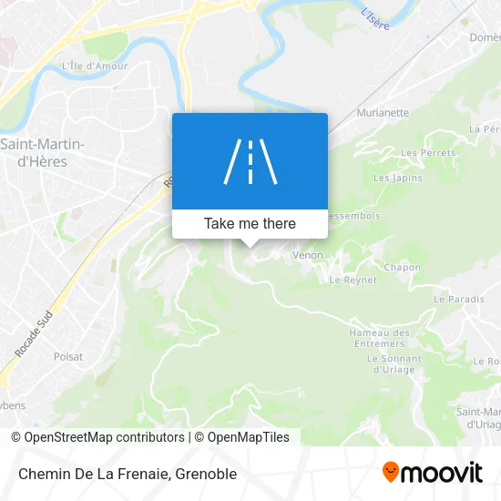 Chemin De La Frenaie map