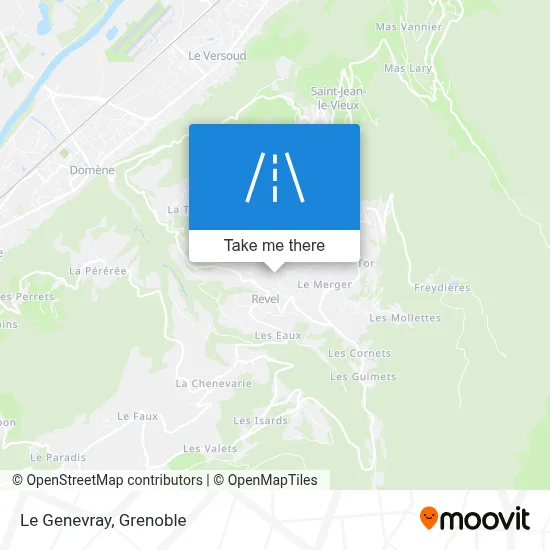 Le Genevray map