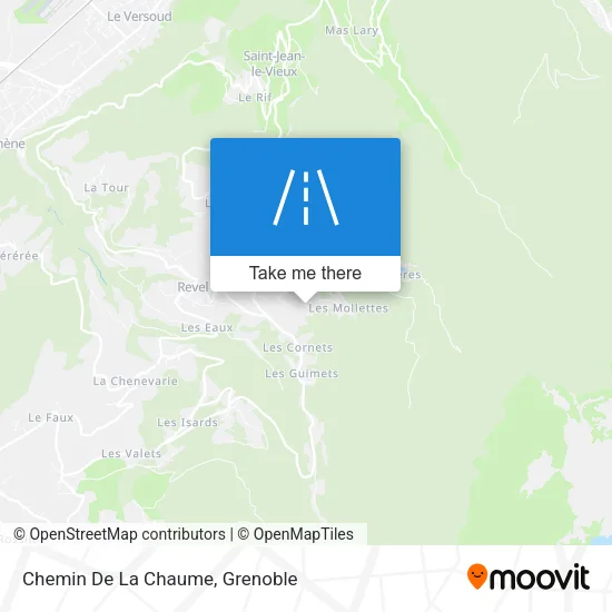 Chemin De La Chaume map