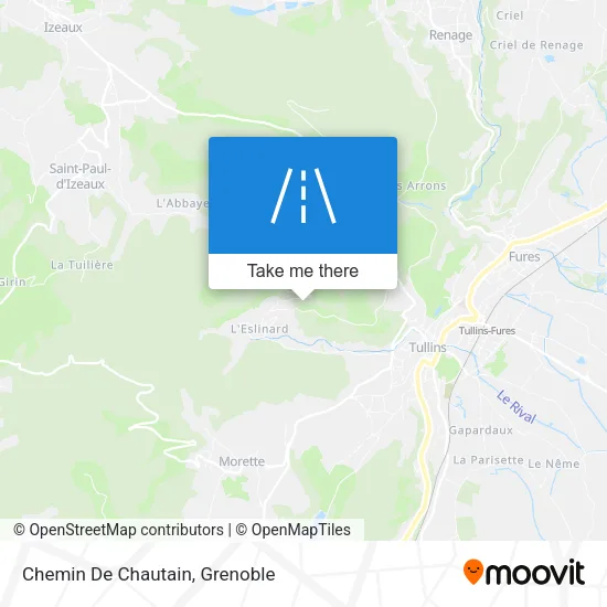 Chemin De Chautain map