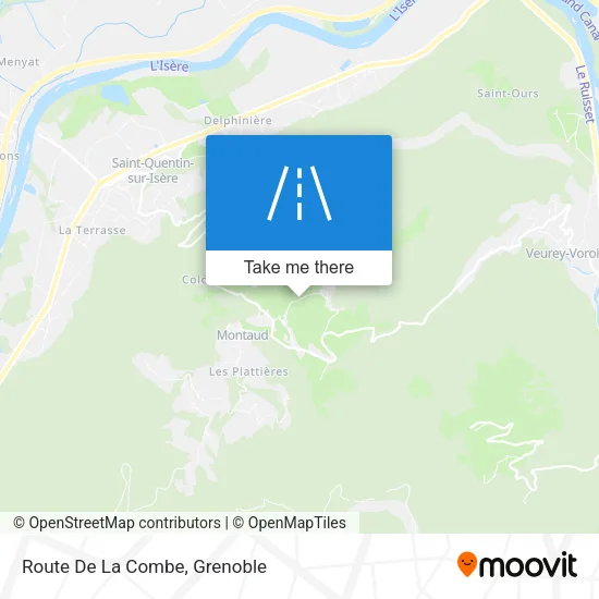 Route De La Combe map
