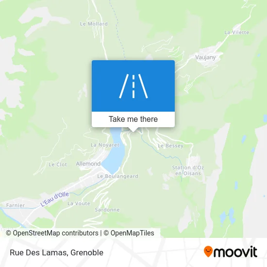 Rue Des Lamas map