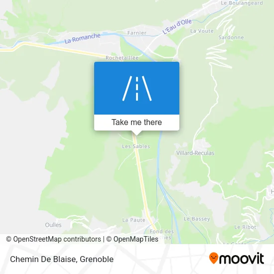 Chemin De Blaise map
