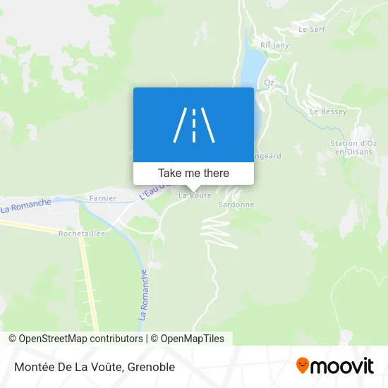 Montée De La Voûte map