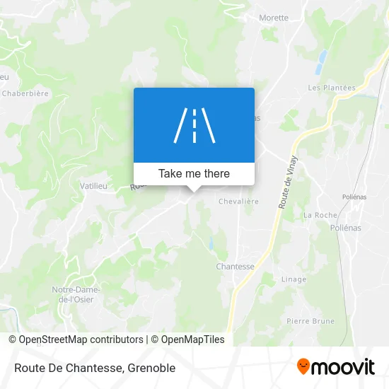 Route De Chantesse map