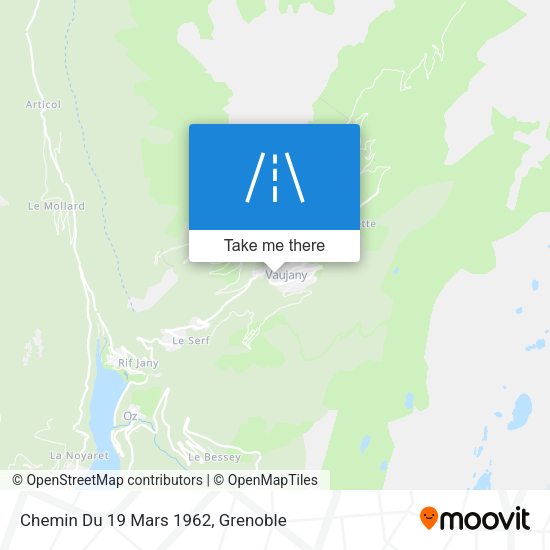 Chemin Du 19 Mars 1962 map