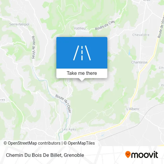 Chemin Du Bois De Billet map