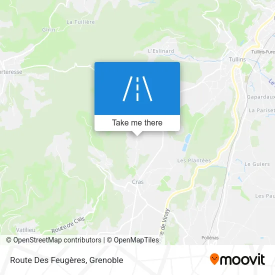 Route Des Feugères map