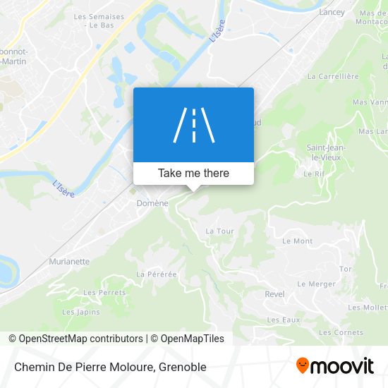 Chemin De Pierre Moloure map