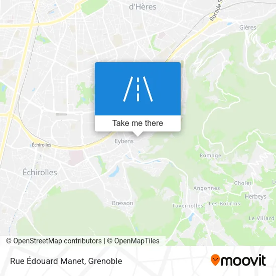 Rue Édouard Manet map