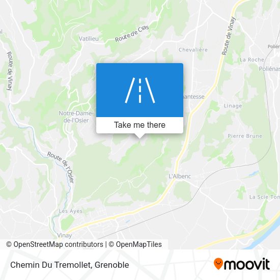Chemin Du Tremollet map