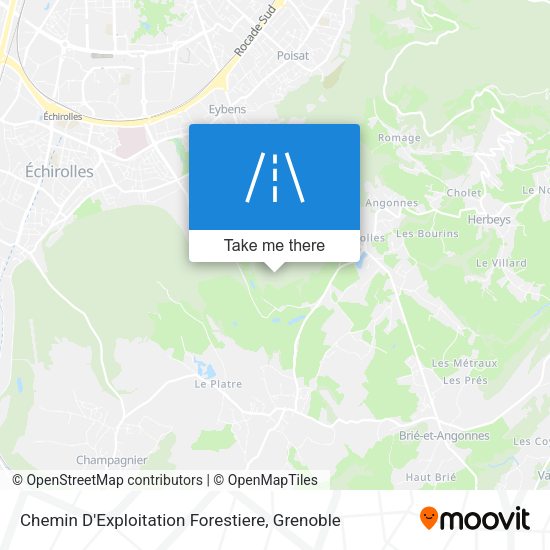 Chemin D'Exploitation Forestiere map