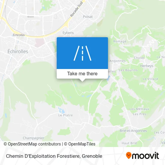 Chemin D'Exploitation Forestiere map