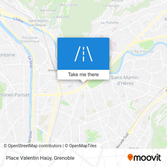 Place Valentin Haüy map