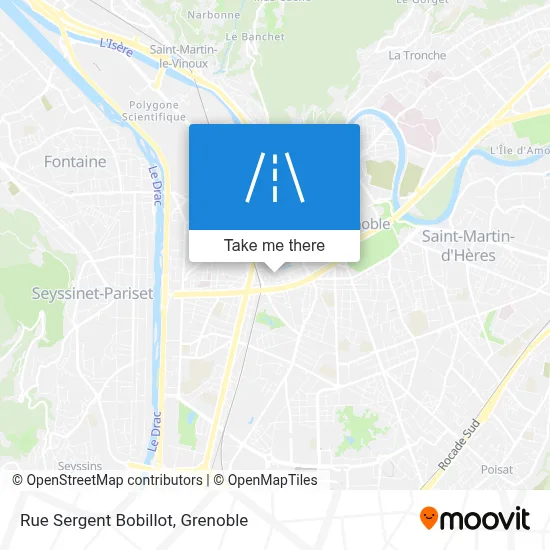 Rue Sergent Bobillot map