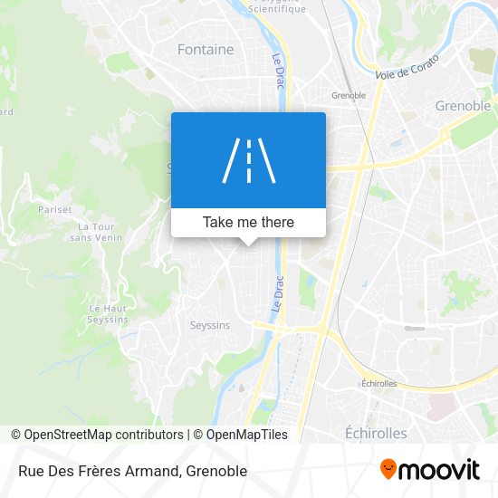 Rue Des Frères Armand map