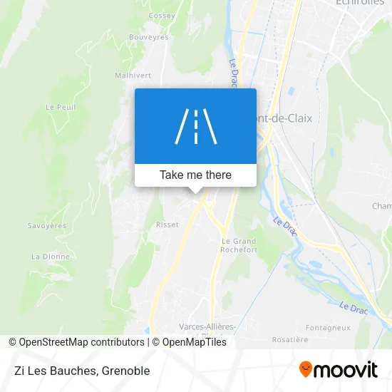 Zi Les Bauches map
