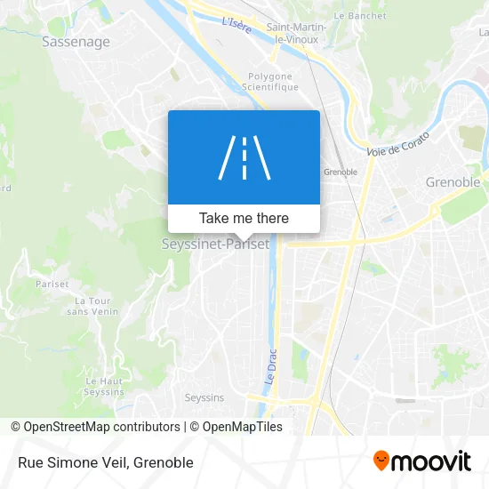 Rue Simone Veil map