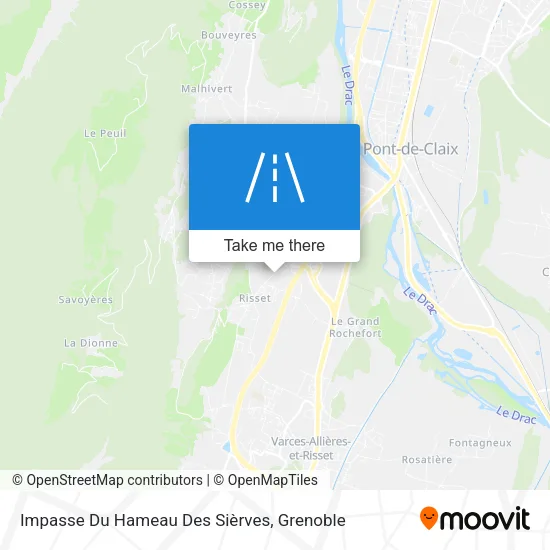 Impasse Du Hameau Des Sièrves map