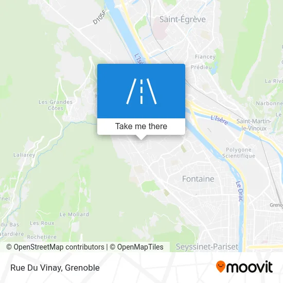 Rue Du Vinay map