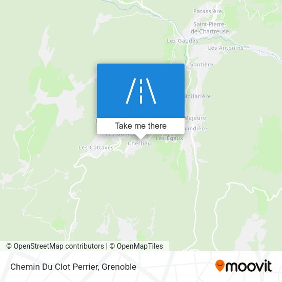 Chemin Du Clot Perrier map