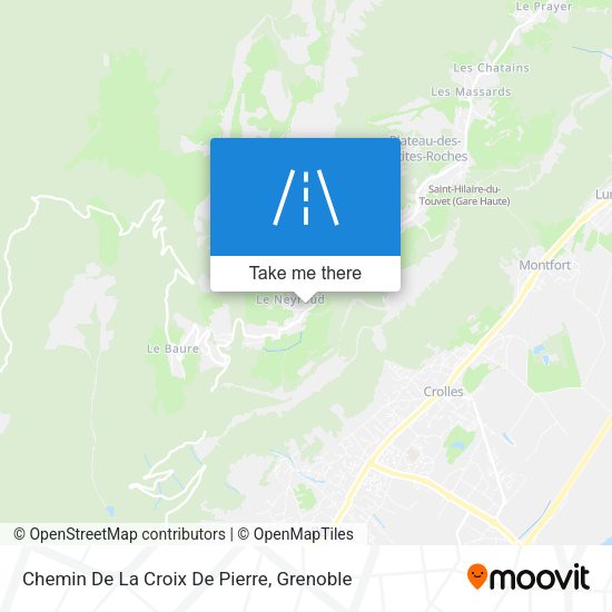 Chemin De La Croix De Pierre map