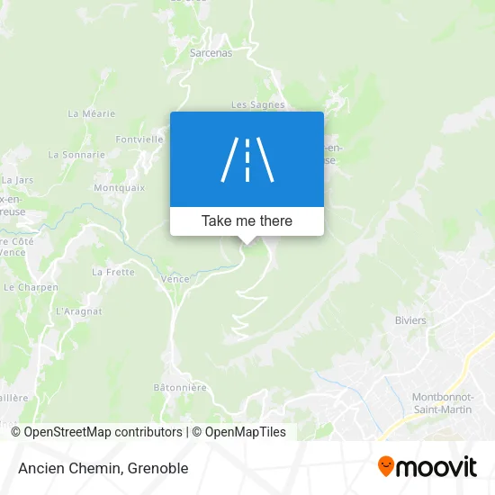 Ancien Chemin map