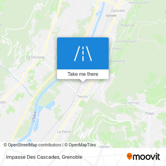 Impasse Des Cascades map