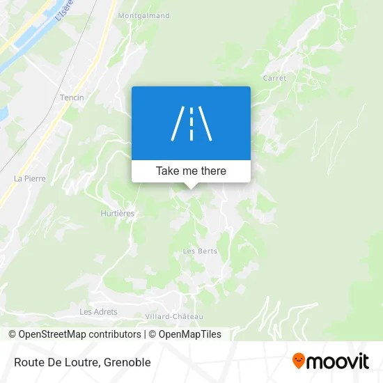 Route De Loutre map