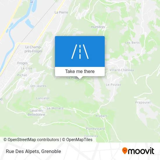 Rue Des Alpets map
