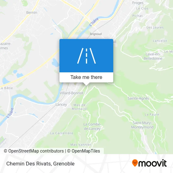 Chemin Des Rivats map