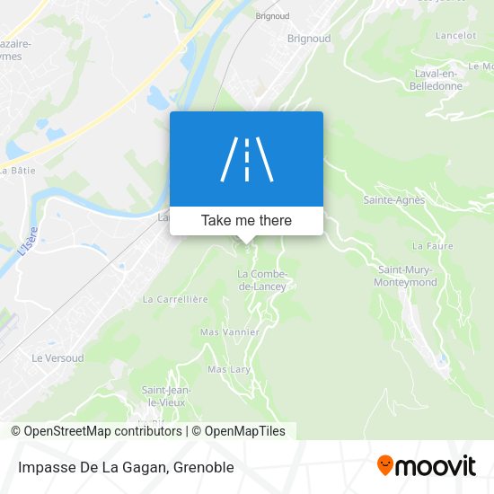 Impasse De La Gagan map