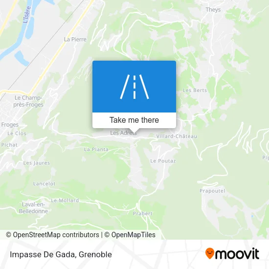Impasse De Gada map