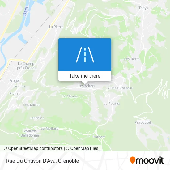 Rue Du Chavon D'Ava map