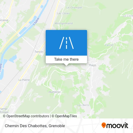 Chemin Des Chabottes map