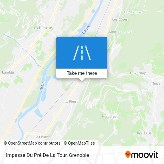Impasse Du Pré De La Tour map