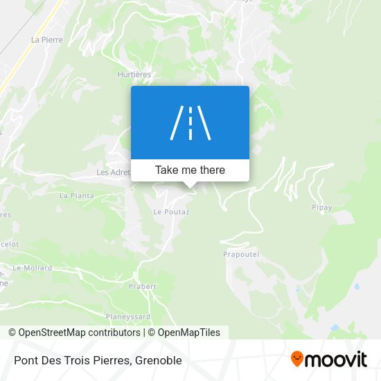 Pont Des Trois Pierres map