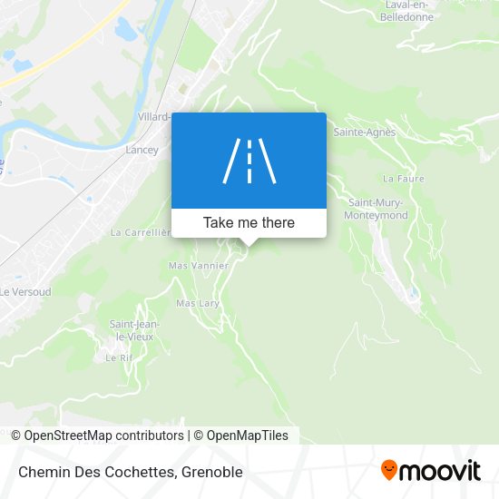 Chemin Des Cochettes map