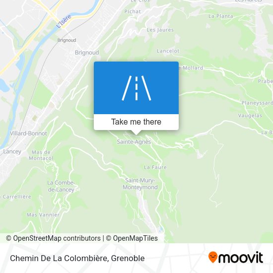 Chemin De La Colombière map