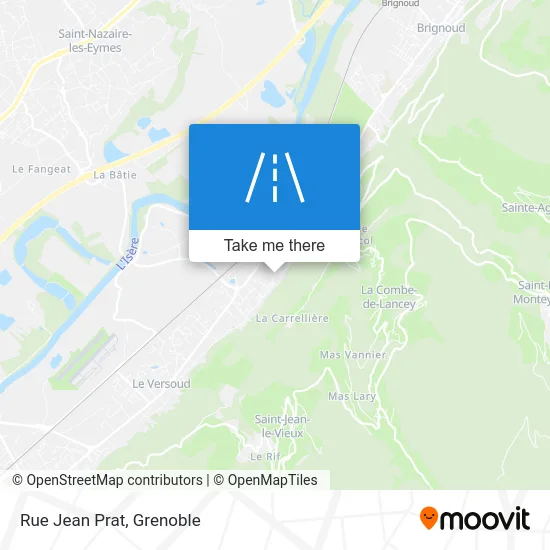 Rue Jean Prat map