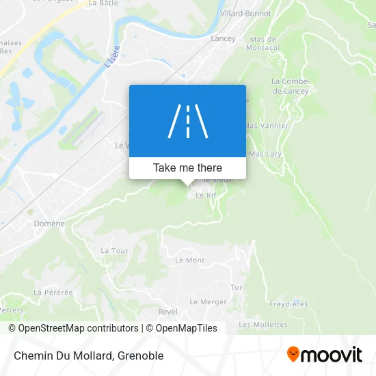 Chemin Du Mollard map