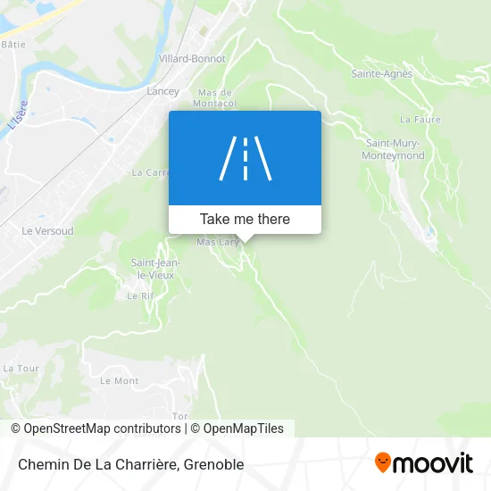 Chemin De La Charrière map