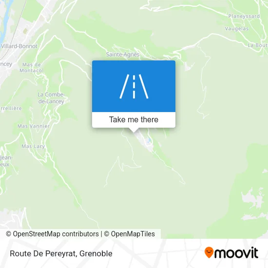 Route De Pereyrat map