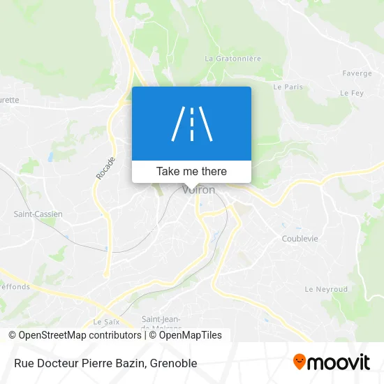 Rue Docteur Pierre Bazin map