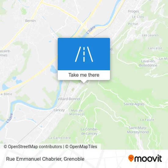 Rue Emmanuel Chabrier map